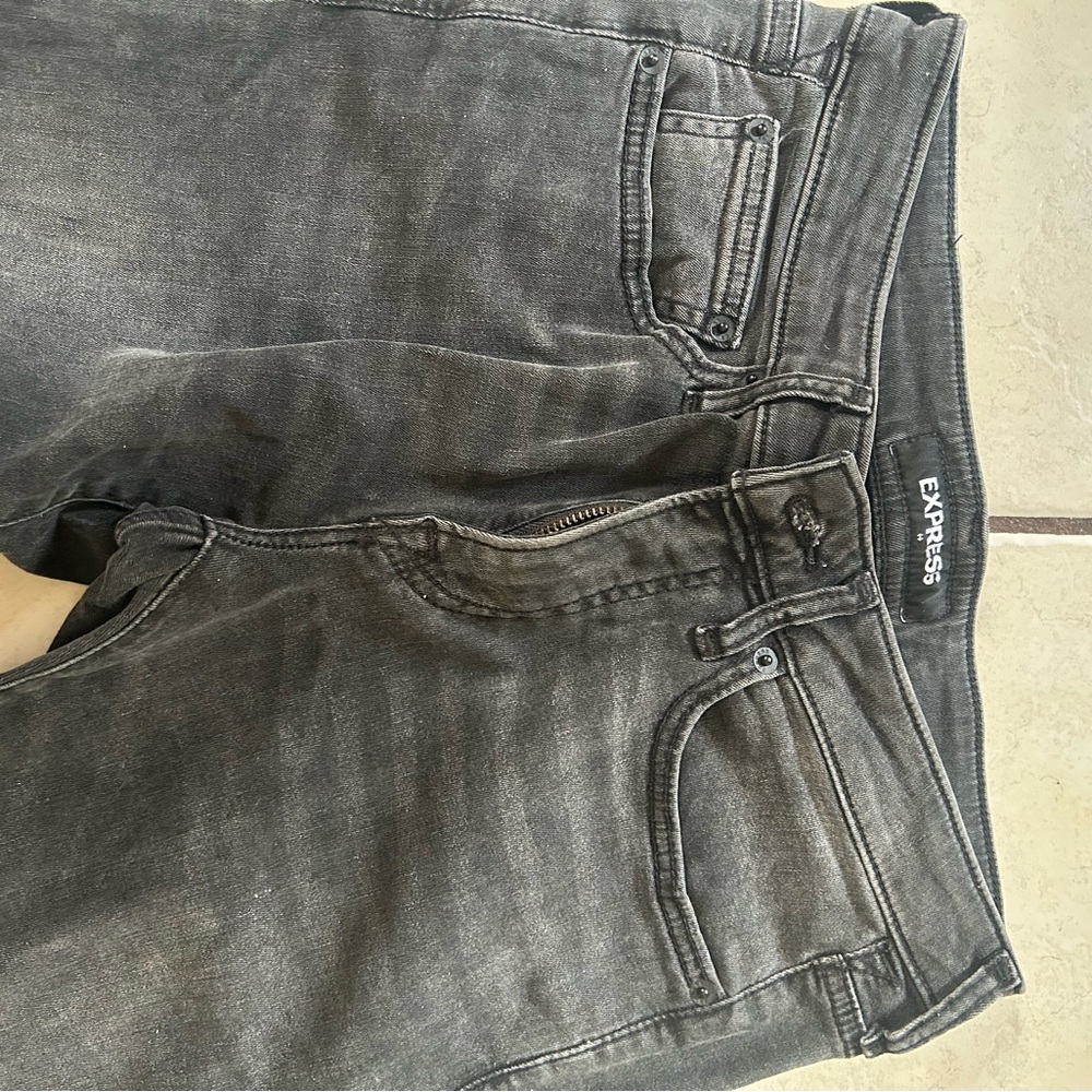 Express Charcoal Denim jeans